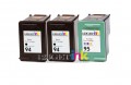 HP 94 - HP 95 (C8765WN - C8766WN) 3-Pack Remanufactured Premium ink Cartridges