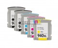 HP 940XL 5-Pack Remanufactured Premium ink Cartridges