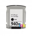 HP 940XL (C4906AN) 1-Pack Black Remanufactured Premium ink Cartridge