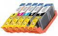Canon PGI-250XL CLI-251 5-Pack Premium Canon Compatible Ink Cartridges (with Chip)