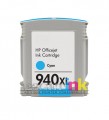 HP 940XL (C4907AN) 1-Pack Cyan Remanufactured Premium ink Cartridge