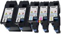 Dell 1250C 5-Pack Premium Compatible Extra High Yield Toners