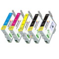 Epson T1251- T1254 (T125120, T125220, T125320, T125420) 5-Pack Epson Compatible Premium ink Cartridges